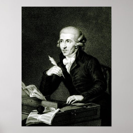Poster Joseph Haydn c.1770 (Devant)