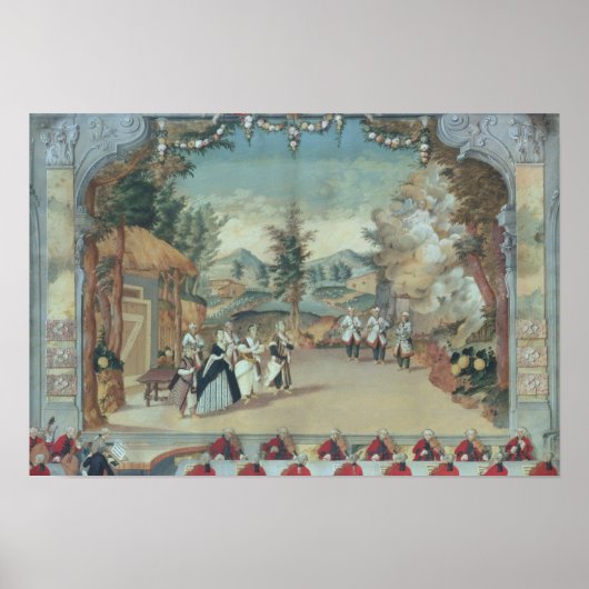 Poster Joseph Haydn lors de la première représentation de (Devant)