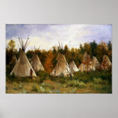 Poster Joseph Henry Sharp Le Camp D'Été (Devant)