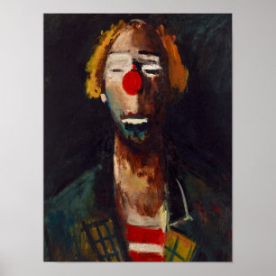 Poster Joseph Kutter Clown Portrait