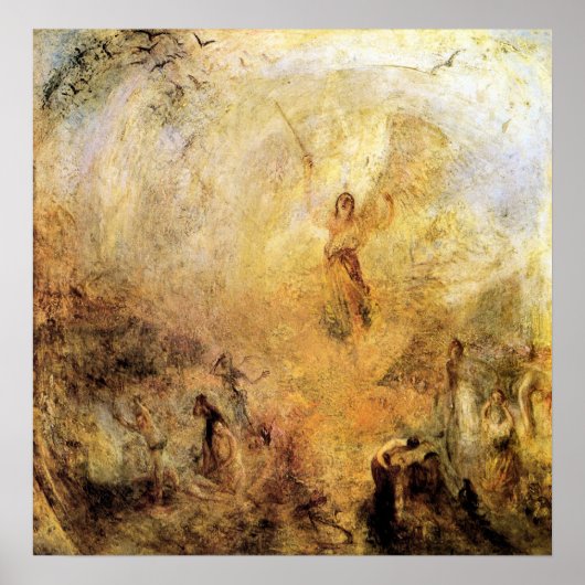 Poster Joseph Mallord Turner - Angel au soleil (Devant)