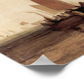 Poster Joseph Mallord Turner - Pier à chaîne, Brighton (Coin)