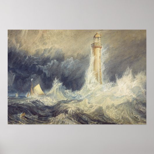 Poster Joseph Mallord William Turner - Bell Rock (Devant)
