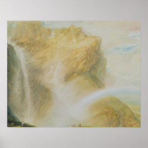 Poster Joseph Mallord William Turner Chutes supérieures