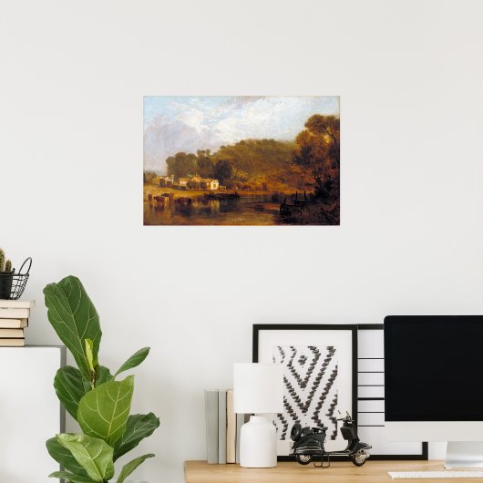 Poster Joseph Mallord William Turner Cliveden sur la Tami (Bureau à domicile)