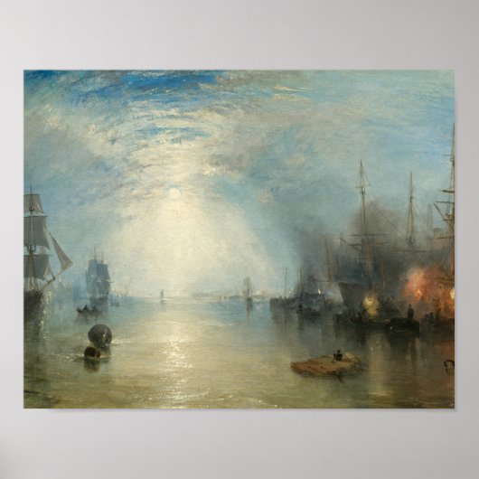 Poster Joseph Mallord William Turner - Keelmen Height (Devant)