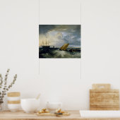 Poster Joseph Mallord William Turner - La Sérénité vue (Cuisine)