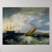 Poster Joseph Mallord William Turner - La Sérénité vue (Devant)