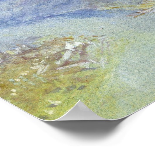 Poster Joseph Mallord William Turner | Le Château de Trau (Coin)