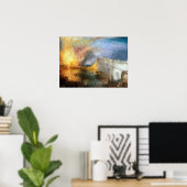 Poster Joseph Mallord William Turner Le feu (Bureau à domicile)