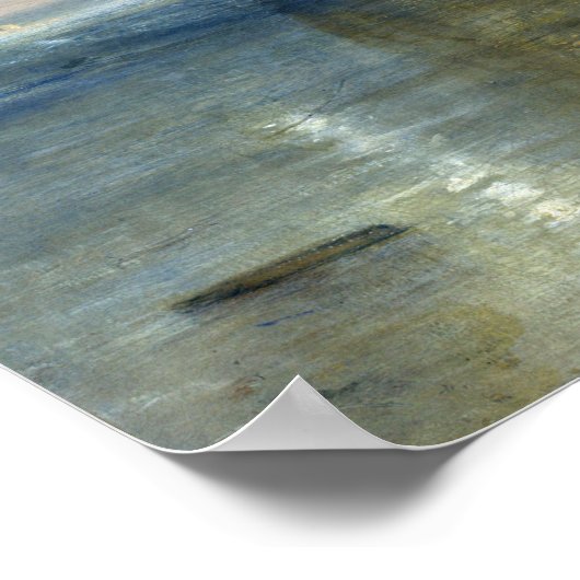 Poster Joseph Mallord William Turner Le Temperai De Comba (Coin)