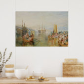 Poster Joseph Mallord William Turner | Saltash, Cornouail (Cuisine)