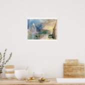 Poster Joseph Mallord William Turner | Venise : Grand Can (Cuisine)