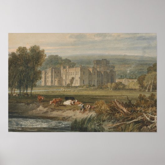Poster Joseph Mallord William Turner - Vue de Hampton (Devant)