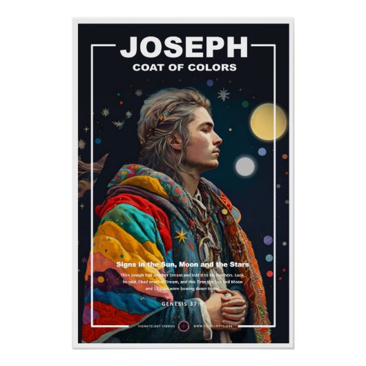 Poster Joseph - Manteau de couleurs (Devant)