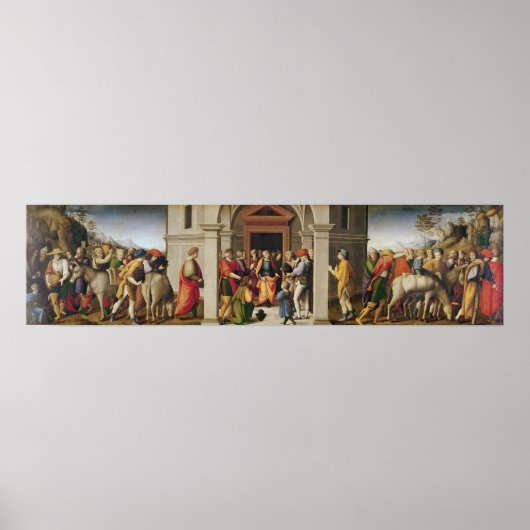 Poster Joseph reçoit ses Frères, c. 1515 (Devant)