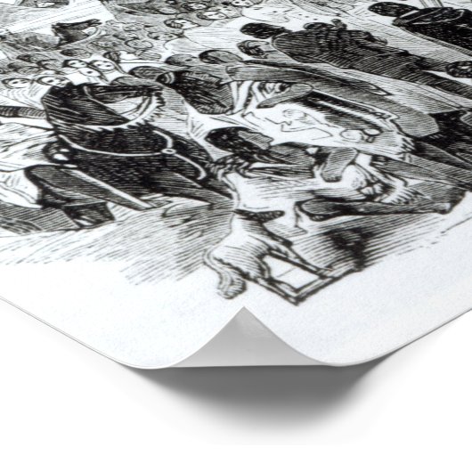 Poster Joseph Smith prêcher dans le désert (Coin)