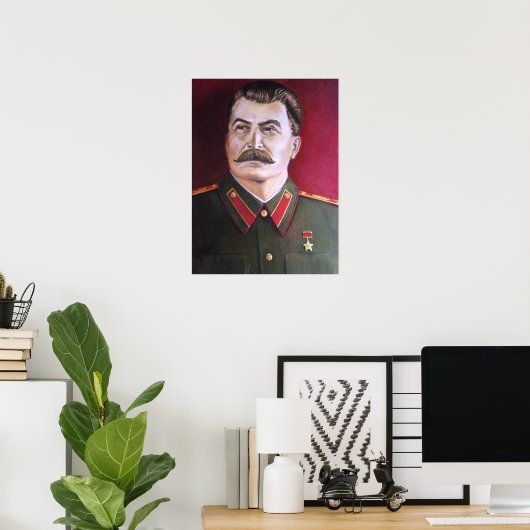 Poster Joseph Stalin (Bureau à domicile)