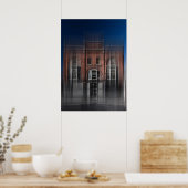 Poster Joseph White Building No 7 Color Blur Version (Cuisine)