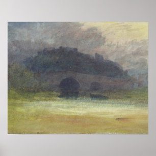 Poster Joseph William Turner Paysage du soir
