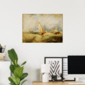 Poster Joseph William Turner | Van Tromp Going (Bureau à domicile)