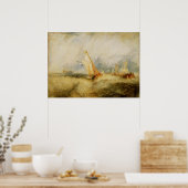 Poster Joseph William Turner | Van Tromp Going (Cuisine)