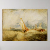 Poster Joseph William Turner | Van Tromp Going (Devant)