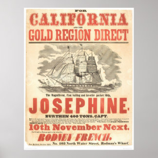 Poster "Josephine" à California Advertisement (1280A)