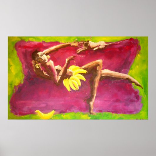 Poster Josephine Baker (Devant)