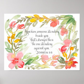 Poster Joshua 1:5 | Vous avez quelqu'un à côté de vous
