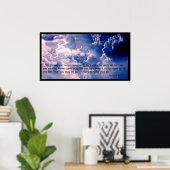 Poster Joshua 1:7 (Bureau à domicile)