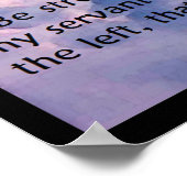 Poster Joshua 1:7 (Coin)