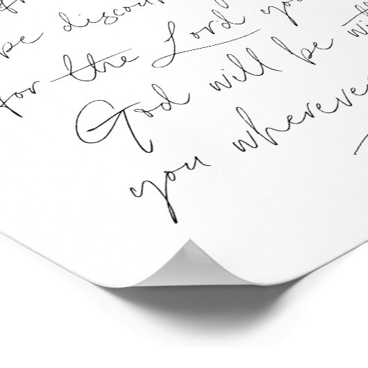 Poster Joshua 1:9 (Coin)