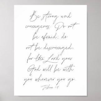 Poster Joshua 1:9