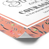 Poster Joshua 1:9 | Inspirationnel FORT ET COURAGEUX (Coin)