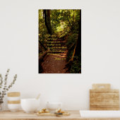 Poster Joshua 1:9 N'ayez pas peur (Cuisine)