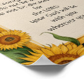 Poster Joshua 1:9 NIV Bible Verse Art (Coin)