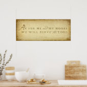 Poster Joshua 24:15 (Cuisine)