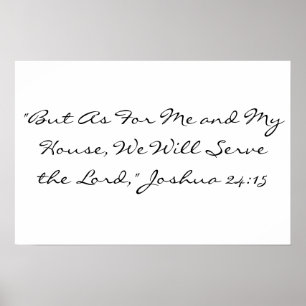 Poster Joshua 24:15