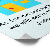 Poster Joshua 24:15 (Coin)