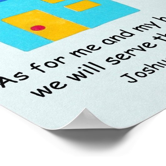 Poster Joshua 24:15 (Coin)