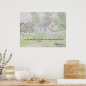 Poster Joshua 24:15 Maison Van Gogh (Cuisine)