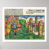 Poster Joshua 6 4-21 La Chute de Jéricho, du 'Nurem (Devant)