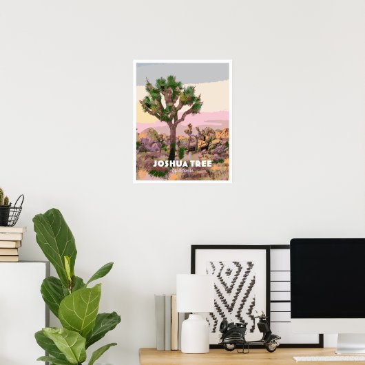 Poster Joshua Tree (Thuiskantoor)
