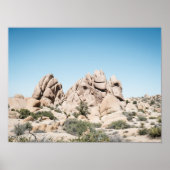 Poster Joshua Tree California Desert Rock Formation (Devant)