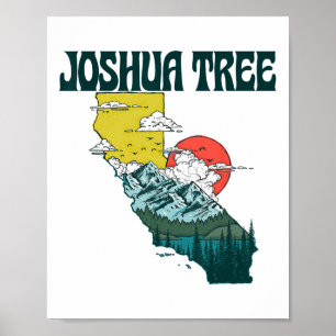 Poster Joshua Tree Californie Extérieur Nature Et Montagn