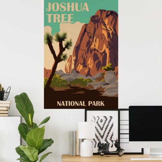 Poster Joshua Tree I (Bureau à domicile)