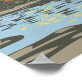 Poster Joshua Tree National Park Barker Dam Californie (Coin)