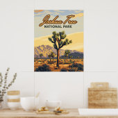 Poster Joshua Tree National Park California Desert (Cuisine)