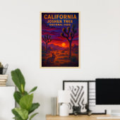 Poster Joshua tree V02 (Bureau à domicile)